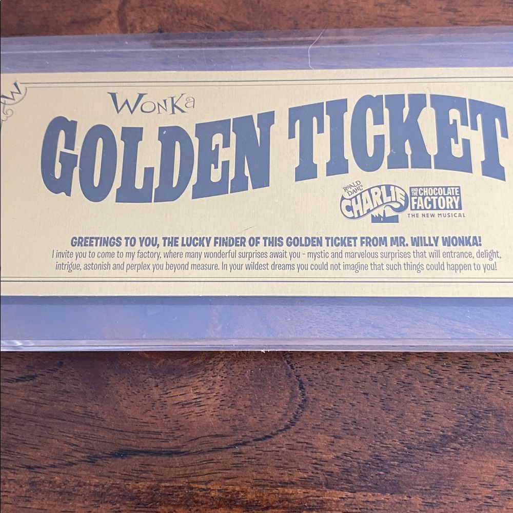 Golden Ticket Display - Picture 2 of 6